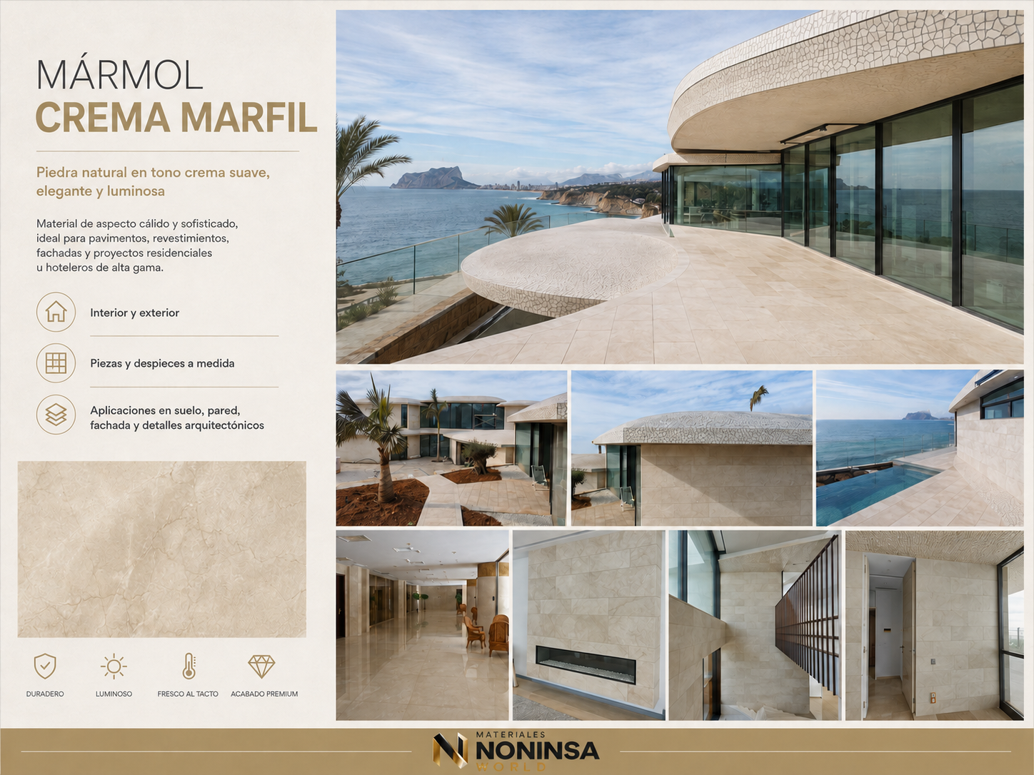 MARMOL CREMA MARFIL