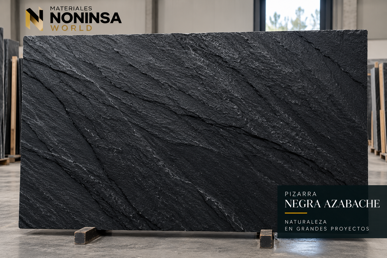 PIZARRA NEGRO AZABACHE